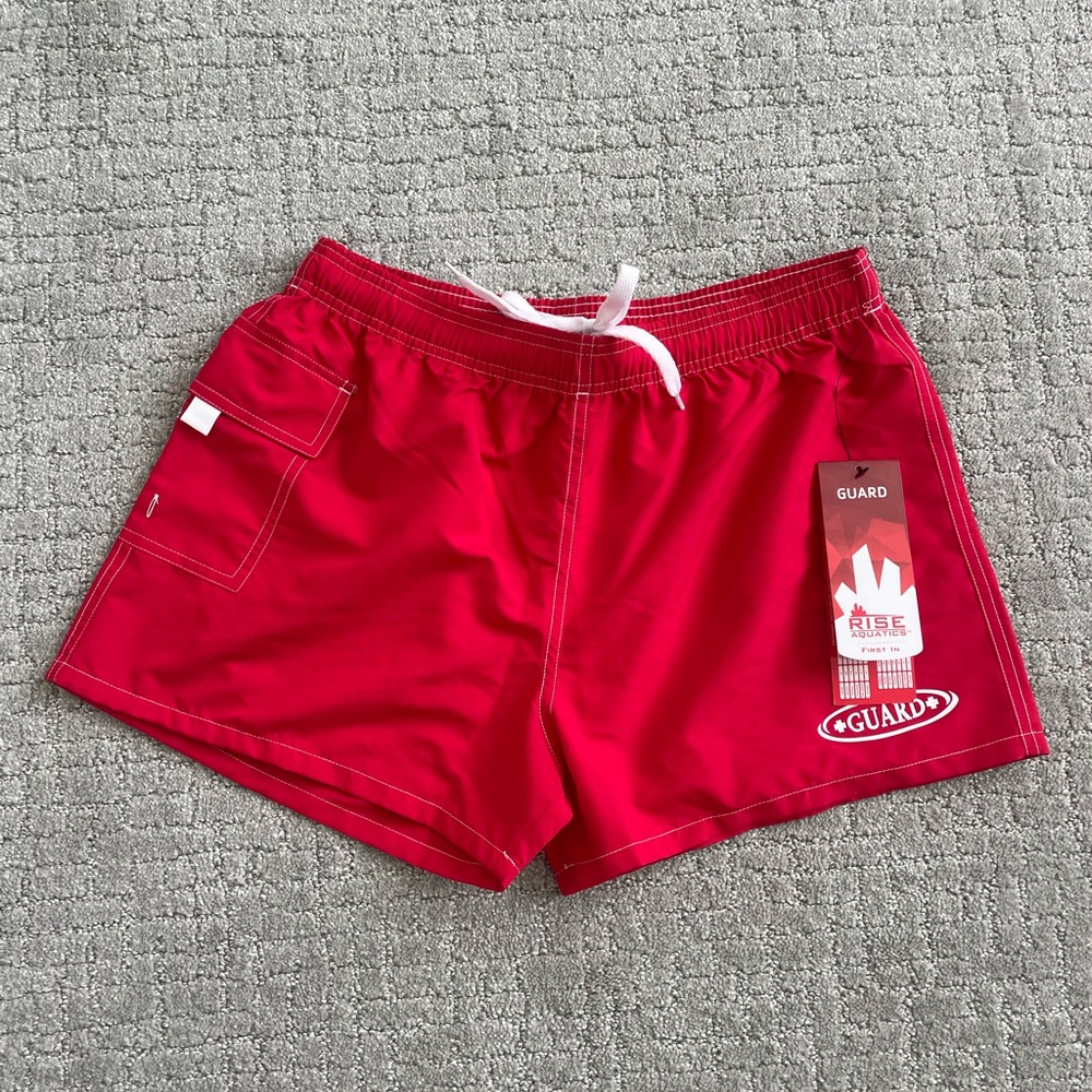 Red Guard Swim Shorts